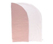 Manta Arrullo Vichy Rosa Personalizable